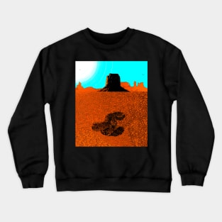 A blue eyed rattlesnake Crewneck Sweatshirt